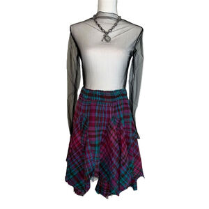 Women’s Mesh Rave Goth Sheer Grunge Punk Top Small/Medium